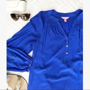 Lilly Pulitzer Royal Blue Blouse
